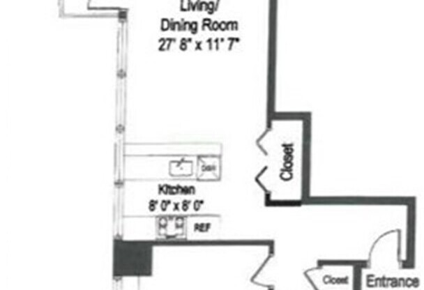 1 bed, 1 bath, 680 sqft, $4,800, Unit 10C
