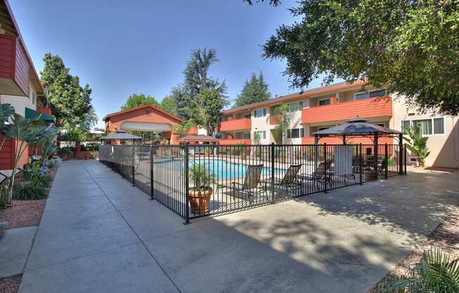 Secured Swimming Pool at Californian, California