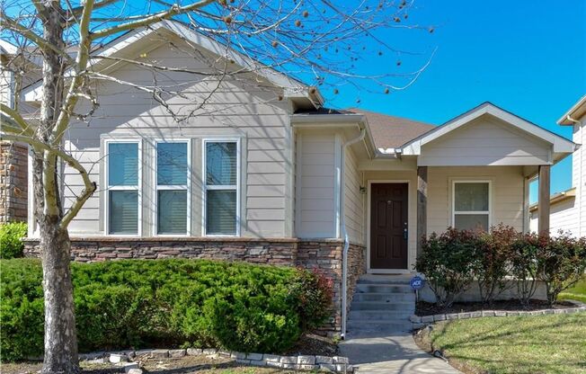 Adorable Rock and Siding one story home in sought after Harvest Bend subdivision in Frisco ISD