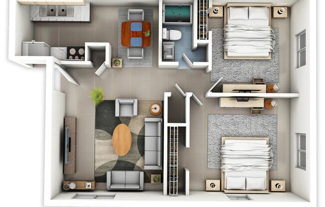 2 beds, 1 bath, 775 sqft, $1,180, Unit 009