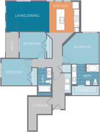 3 beds, 2 baths, 1,516 sqft, $2,980