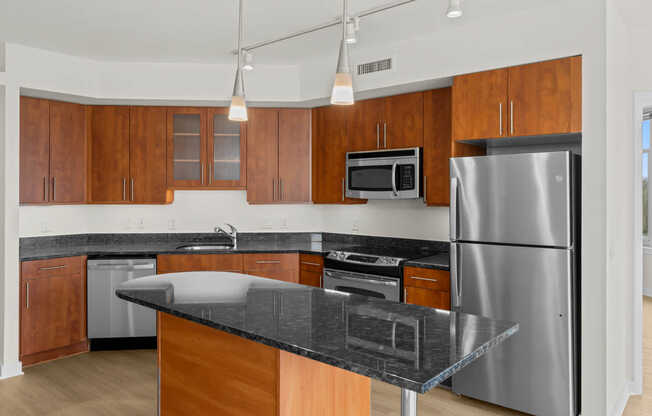 Kitchen with Stainless Steel Appliances