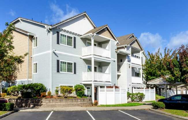Building Exterior at Abbey Rowe Apartments in Olympia, Washington, WA