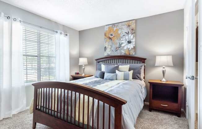 Bedroom with Plush Carpeting