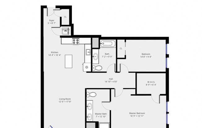 2 beds, 2 baths, $5,000