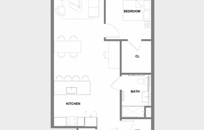 1 bed, 1 bath, 800 sqft, $2,108, Unit 102