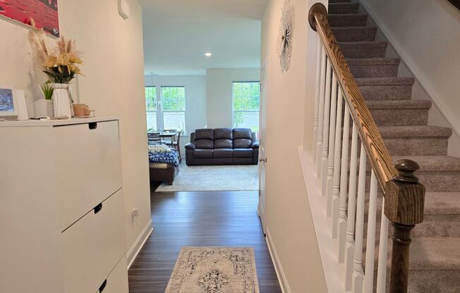Centrally located, brand new 3-bedroom, 2.5-bathroom w/ Lawncare included
