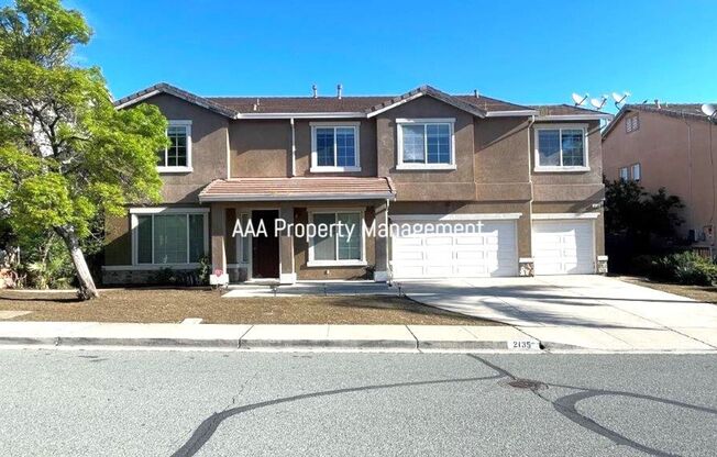 6 Bedrooms, 5 bathrooms, 4347 square feet of living space, 3 car garage, large lot, nice area!