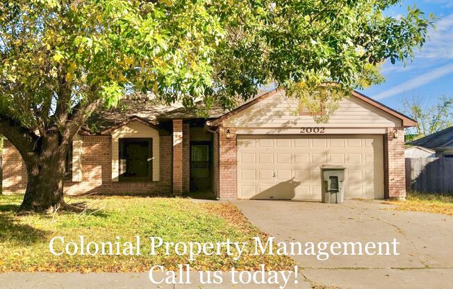 3 Bed/ 2 Bath on Killeen TX
