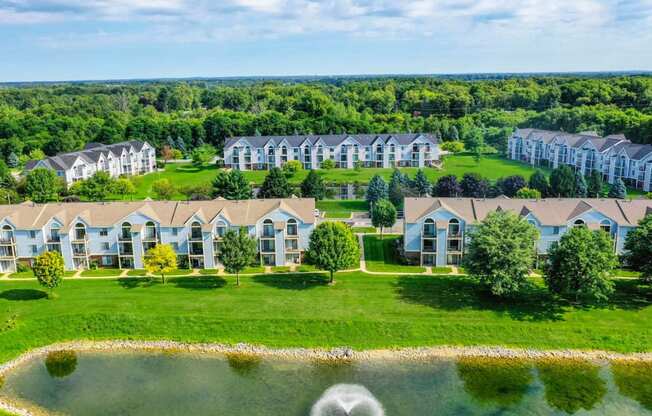 Breathtaking Pond Views at Arbor Lakes Apartments, Elkhart, Indiana