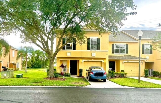 Welcome Home! Move in July 2025!! Beautiful 3X2.5 with water views! Attached 1 car garage! Lawn care included!