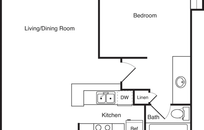 1 bed, 1 bath, 750 sqft, $3,378, Unit 201