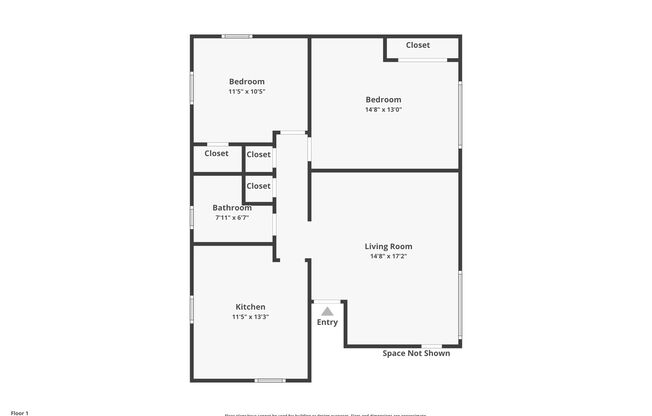 2 beds, 1 bath, $1,100, Unit Westcott 91270.2