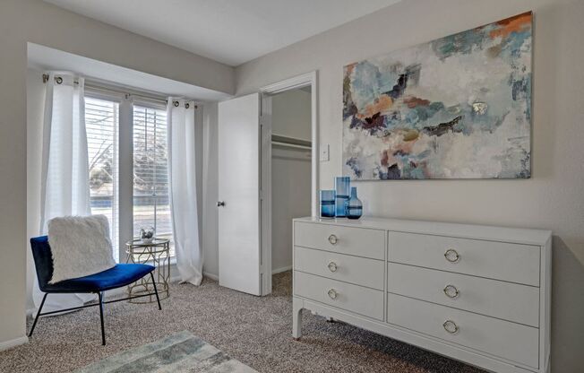 Living Area With Balcony at Latitude 2976, Houston