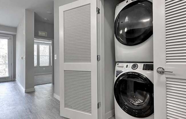 Full-size, in-suite laundry in every suite