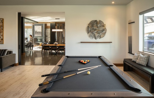 puyallup apartments lodge pool area