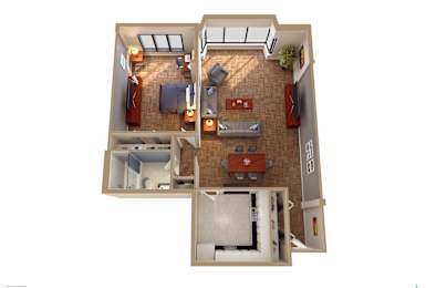 1 bed, 1 bath, 830 sqft, $2,250
