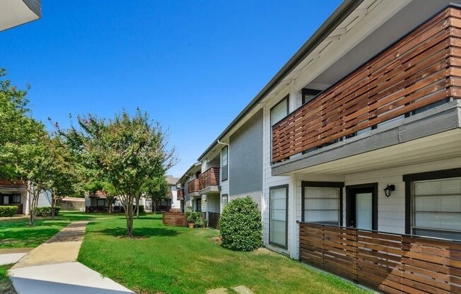 Apartment exterior and landscape