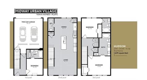 3 beds, 3.5 baths, 1,639 sqft, $3,150