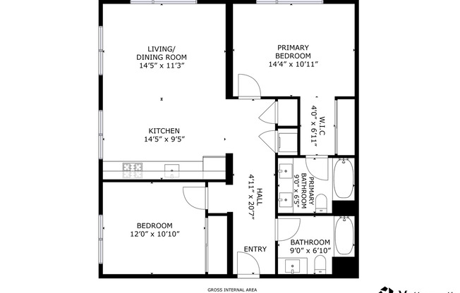 2 beds, 2 baths, 980 sqft, $2,845, Unit 226