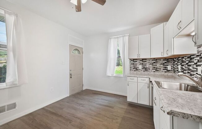 Newly Renovated 2 Bedroom Home With Bonus Space.  Available Immediately.