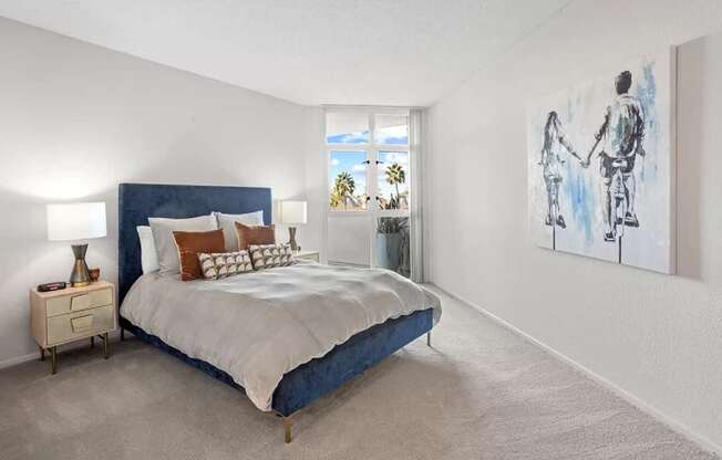 Large Bedroom at Towers at Costa Verde Apartments, San Diego, 92122