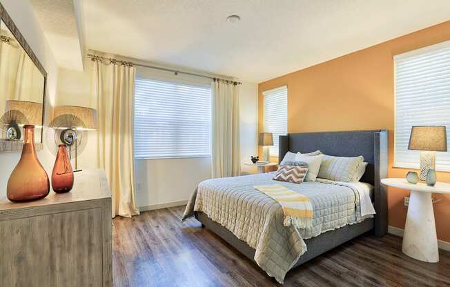 Cozy bedrooms with large walk-in closets at Windsor at Delray Beach, Delray Beach, 33483
