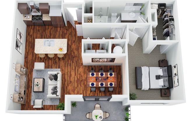 1 bed, 1 bath, 859 sqft, $1,390