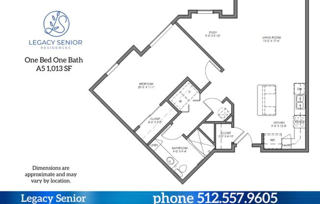 1 bed, 1 bath, 1,013 sqft, $1,315, Unit 359