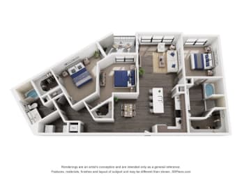 3 beds, 2 baths, 1,545 sqft, $3,007