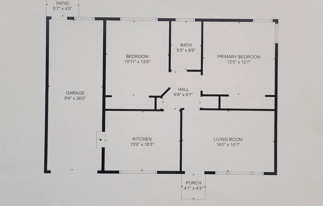 2-Bed, 1-Bath House w/1-Car Garage & Large Yard