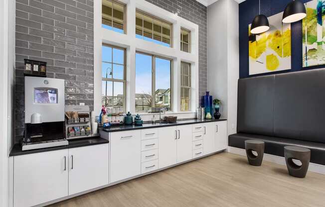 24-Hour Clubhouse with Coffee Bar and Wi-Fi