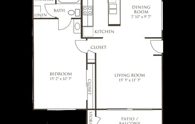 1 bed, 1 bath, 655 sqft, $1,545, Unit 03A
