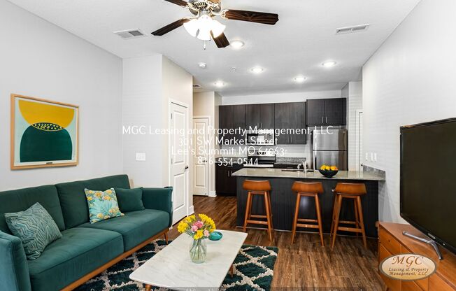 Bright Crossing:  Luxury 1 Bedroom Apartment, Kansas City