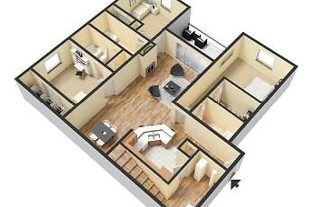 3 beds, 3 baths, 1,328 sqft, $2,075, Unit 331D