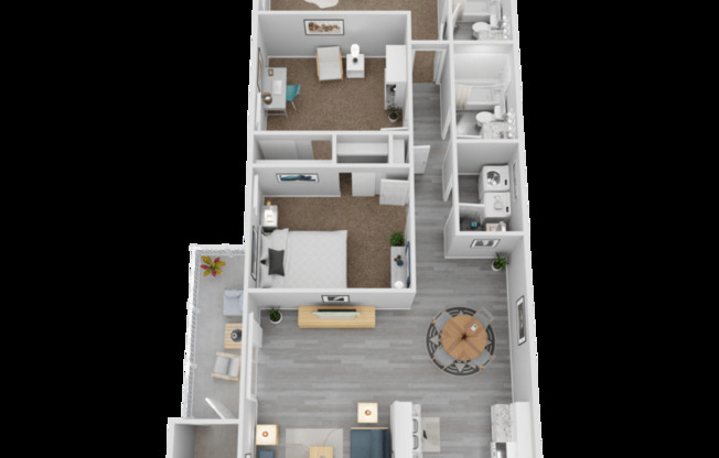 3 beds, 2 baths, 1,176 sqft, $1,595