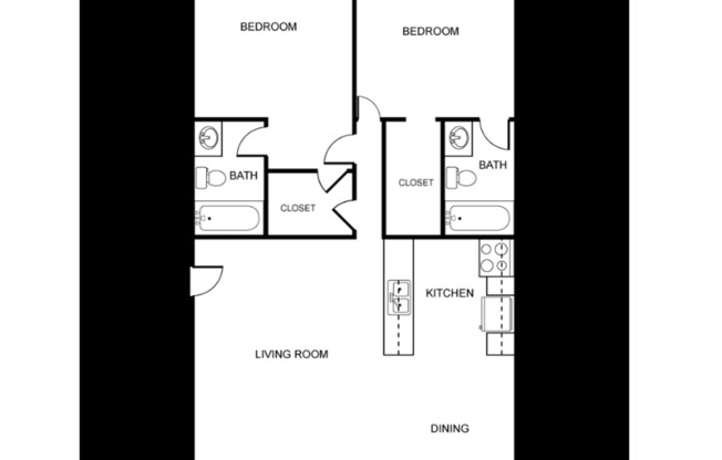 2 beds, 2 baths, 980 sqft, $2,125, Unit 215