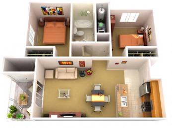 2 beds, 1 bath, 825 sqft, $1,420