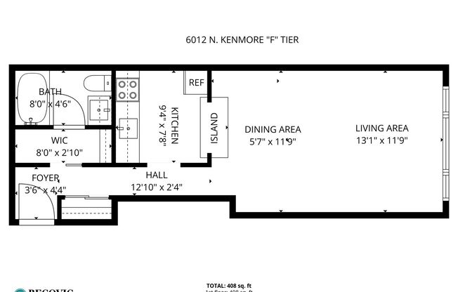 Studio, 1 bath, 359 sqft, $1,500, Unit 4F