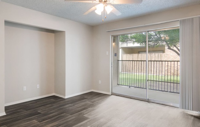 Living Room at Preston Villas Apartment Homes, Dallas, Texas, TX