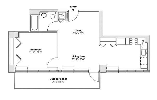 1 bed, 1 bath, 700 sqft, $4,850, Unit PHB