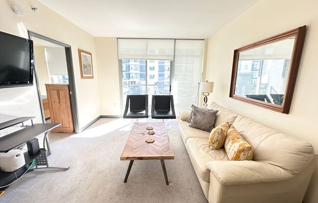 Furnished 1 bedroom, 1 bath in Acqua Vista in Little Italy Downtown