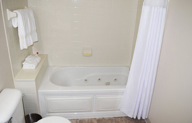 Master Bath with Whirlpool Tub at Autumn Lakes Apartments and Townhomes, Indiana, 46544