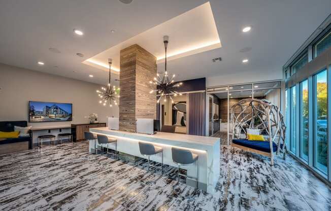 community clubhouse at Ladera