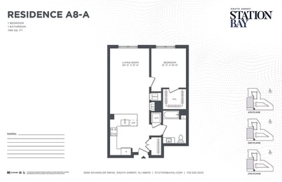 1 bed, 1 bath, $2,210