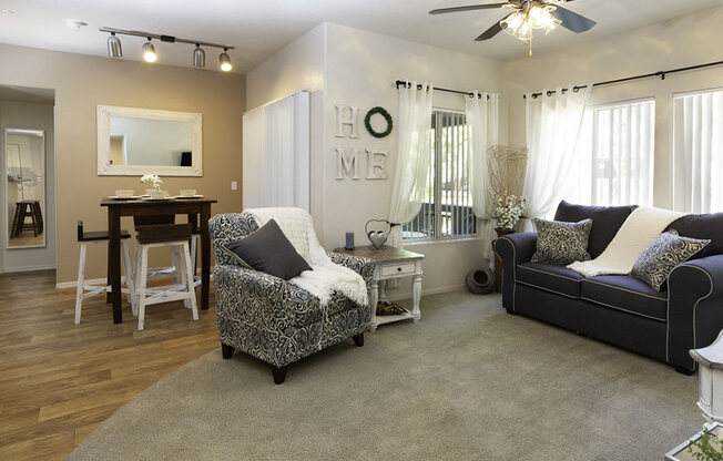Modern Living Room at Canyon Ridge Apartments, Surprise, Arizona