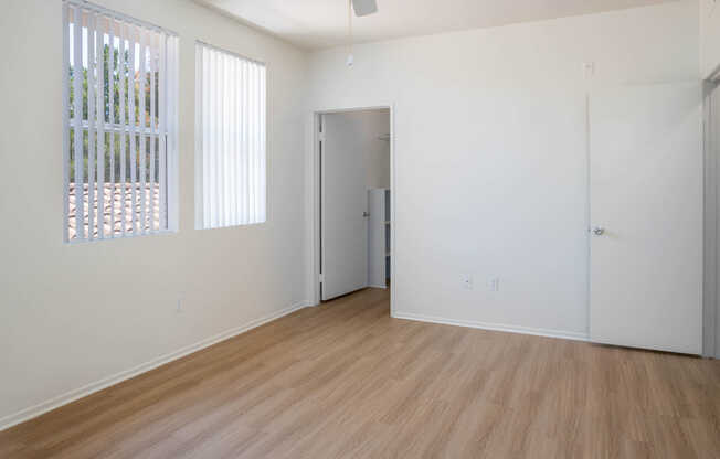 Bedroom with Hard Surface Flooring