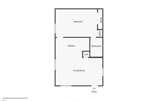 1 bed, 1 bath, $995, Unit 6