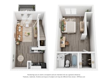 1 bed, 1 bath, 700 sqft, $1,130