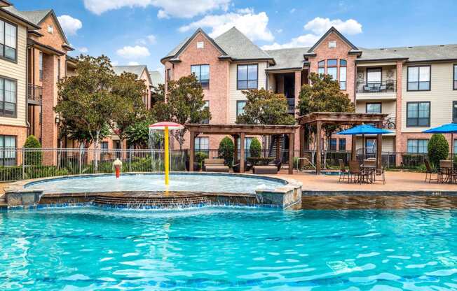 our apartments offer a swimming pool in front of our building